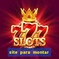 site para montar time de futebol